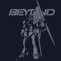Mobile Suit Gundam: Char's Counterattack: New Gundam Beyond T-shirt: Navy - M
