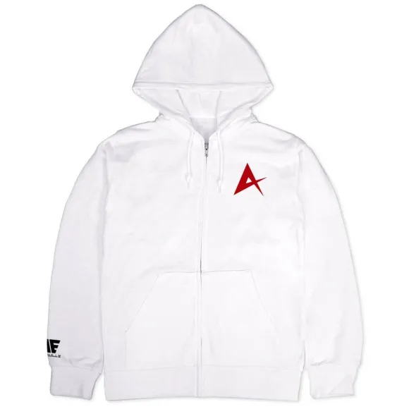 Mobile Suit Gundam: Char's Counterattack: RX-93 NU Gundam Zip Hoodie / White-XL
