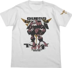 Mobile Suit Gundam Char's Counterattack MSN-03 Jagd Doga T-Shirt Quess Ver. White-M