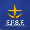 Mobile Suit Gundam: Earth Federation Military Flag