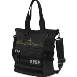 Mobile Suit Gundam: Earth Federation Forces Functional Tote Bag Black