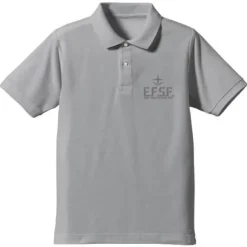 Mobile Suit Gundam: Earth Federation Space Force Polo Shirt / Gray-L