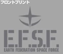 Mobile Suit Gundam: Earth Federation Space Force Polo Shirt / Gray-L