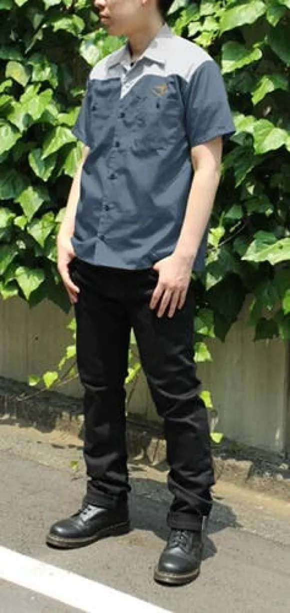 Mobile Suit Gundam: E.F.F. Design Work Shirt Amuro Ver.: L