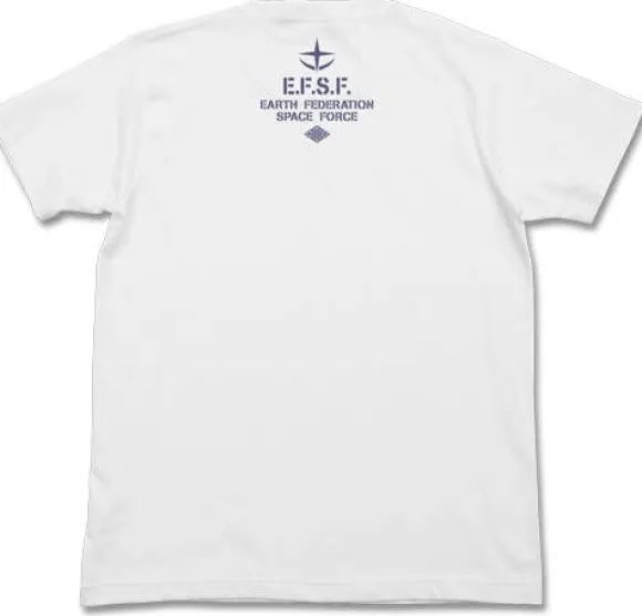 Mobile Suit Gundam: E.F.S.F. Dry T-Shirt: White-S