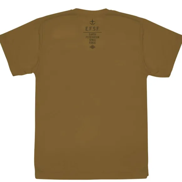 Mobile Suit Gundam: E.F.S.F. Dry T-shirt BROWN S