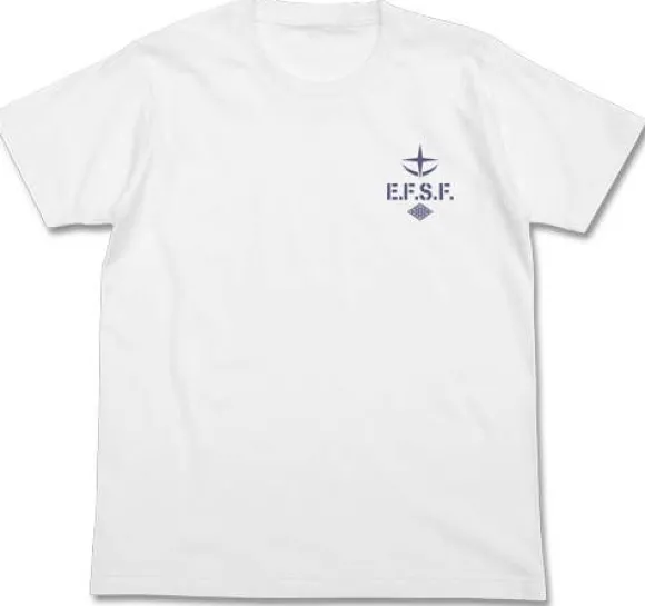 Mobile Suit Gundam: E.F.S.F. Dry T-Shirt: White-L