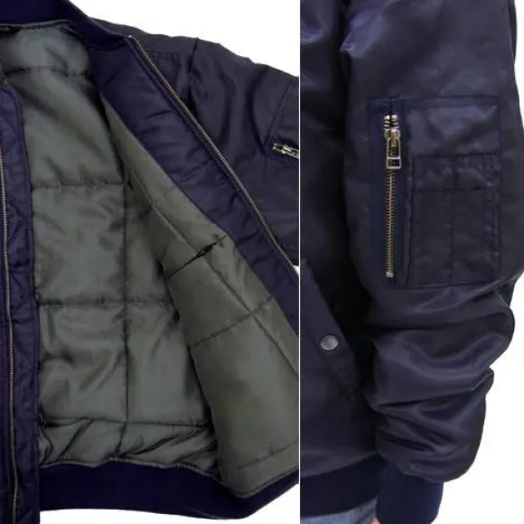 Mobile Suit Gundam: E.F.S.F. MA-1 Jacket: Navy - XL