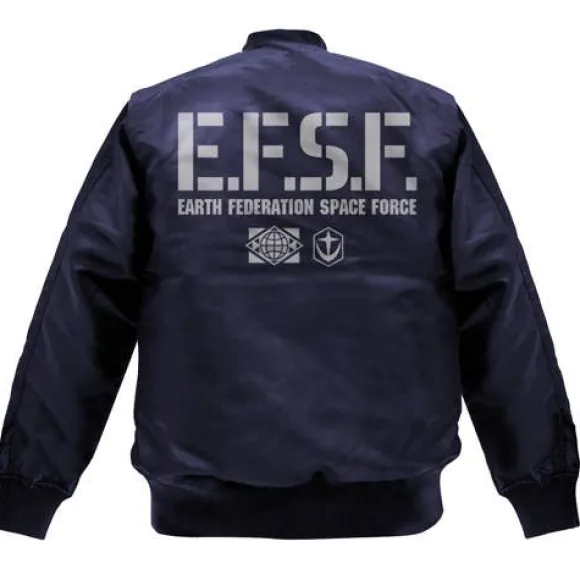 Mobile Suit Gundam: E.F.S.F. MA-1 Jacket: Navy - XL