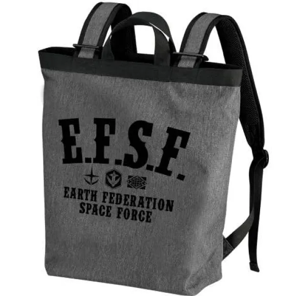 Mobile Suit Gundam: E.F.S.F. 2Way Backpack: Heather Charcoal