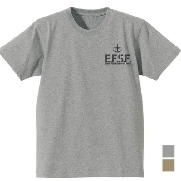 Mobile Suit Gundam: Federal Army Heavyweight T-Shirt / Mix Gray-L
