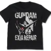 Mobile Suit Gundam 00: Gundam Exia Repair Head T-Shirt / Black-Xl