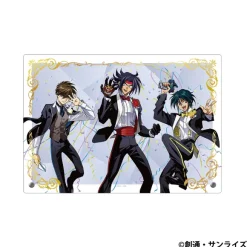 Mobile Suit Gundam: Gundam Series Acrylic Art Panel / Domon Kash & Heero Yui & Garrod Ran