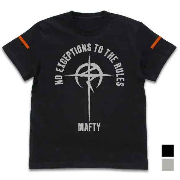 Mobile Suit Gundam Hathaway's Flash: Mufti Slogan T-Shirt / Black-Xl