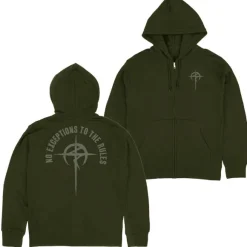 Mobile Suit Gundam: Hathaway's Flash: Mufty Zip Hoodie / Moss-XXL