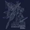 Mobile Suit Gundam: Hathaway's Flash: Penelope T-shirt Navy S