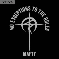 Mobile Suit Gundam: Hathaway's Flash: Mafty Slogan T-shirt Black M