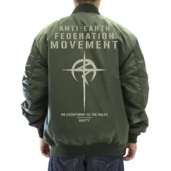 Mobile Suit Gundam: Hathaway's Flash: Mafty MA 1 Jacket Moss M