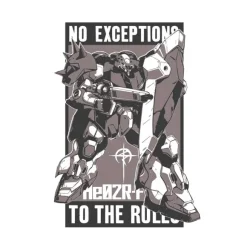 Mobile Suit Gundam: Hathaway's Flash: Messer F01 type T-shirt WHITE L