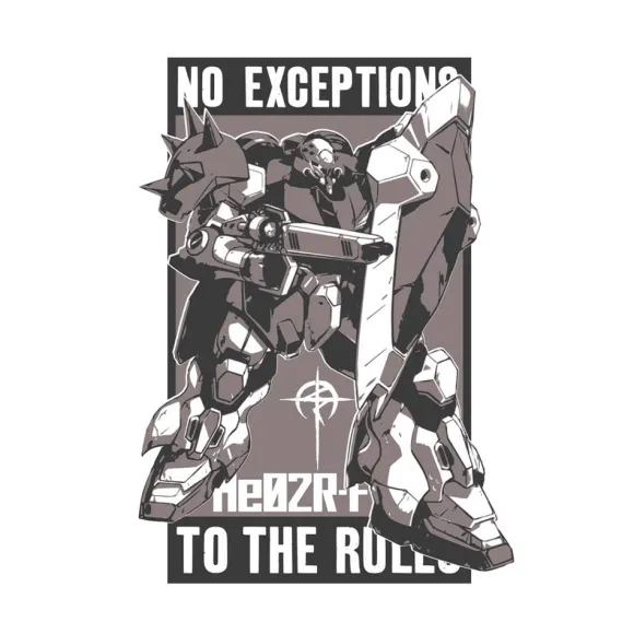 Mobile Suit Gundam: Hathaway's Flash: Messer F01 type T-shirt WHITE XL