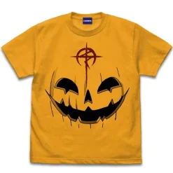 Mobile Suit Gundam: Hathaway's Flash: Pumpkin Mask Face T-shirt GOLD M