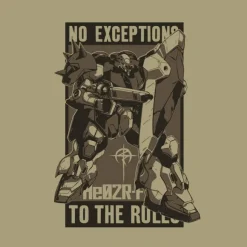 Mobile Suit Gundam: Hathaway's Flash: Messer F01 type T-shirt SAND KHAKI L