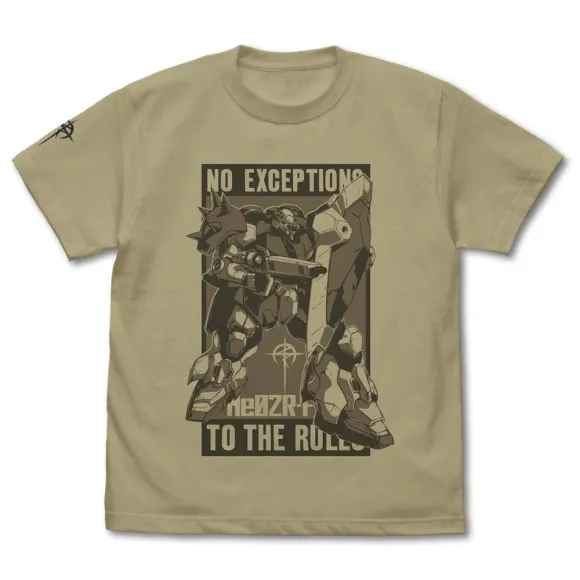 Mobile Suit Gundam: Hathaway's Flash: Messer F01 type T-shirt SAND KHAKI XL