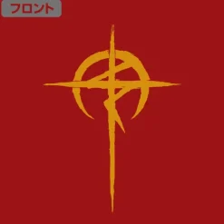 Mobile Suit Gundam: Hathaway's Flash: Mafty Sleeve Rib Long Sleeve T-shirt Red S