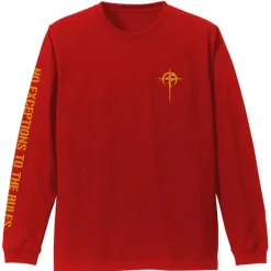 Mobile Suit Gundam: Hathaway's Flash: Mafty Sleeve Rib Long Sleeve T-shirt Red S