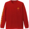 Mobile Suit Gundam: Hathaway's Flash: Mafty Sleeve Rib Long Sleeve T-shirt Red L