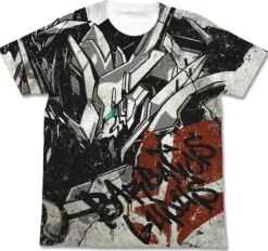 Mobile Suit Gundam: Iron-Blooded Orphans: Gundam Barbatos Lupus Full Graphic T-Shirt: White-M
