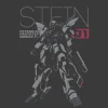 Mobile Suit Gundam Narrative: Sinanju Stein T-shirt SUMI M
