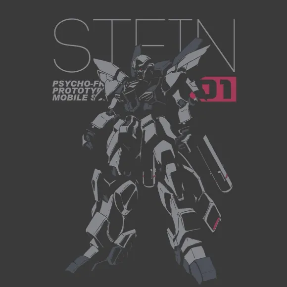 Mobile Suit Gundam Narrative: Sinanju Stein T-shirt SUMI M