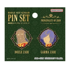 Mobile Suit Gundam Pin Set GS14 Dozle & Garma