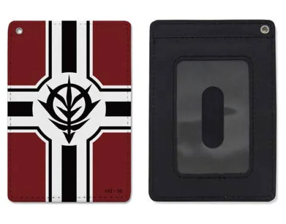 Mobile Suit Gundam: Principality Of Zeon Flag Full Color Pass Case