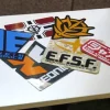 Mobile Suit Gundam: Principality of Zeon Flag Waterproof Sticker