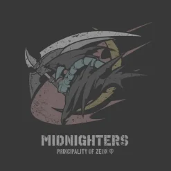 Mobile Suit Gundam: Requiem for Revenge: Midnighters T-Shirt / SUMI-XL