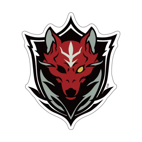 Mobile Suit Gundam: Requiem of Vengeance: Red Wolf Team Outdoor Sticker