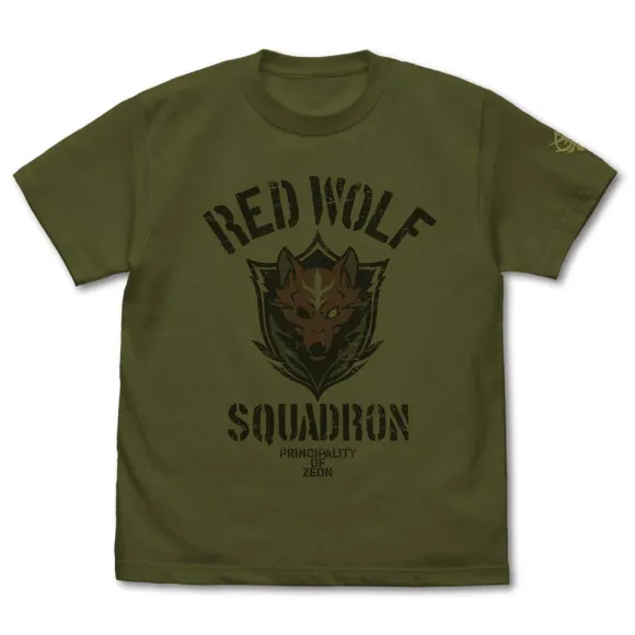 Mobile Suit Gundam: Requiem of Vengeance: Red Wolf Team T-Shirt / MOSS-S