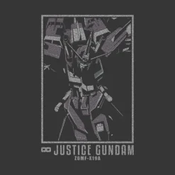 Mobile Suit Gundam SEED DESTINY: Infinite Justice Gundam T-shirt Sumi S