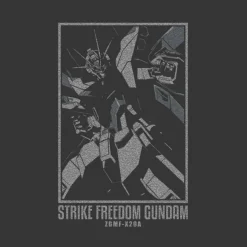 Mobile Suit Gundam SEED DESTINY: Strike Freedom Gundam T-shirt Sumi S