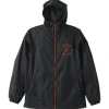 Mobile Suit Gundam SEED: Z.A.F.T Hooded Windbreaker / Black x Red - XL