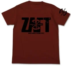 Mobile Suit Gundam SEED: Z.A.F.T Logo T-shirt / Burgundy - L