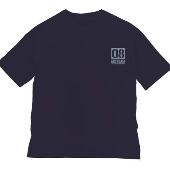 Mobile Suit Gundam: The 08th MS Team Big Silhouette T-shirt Navy L