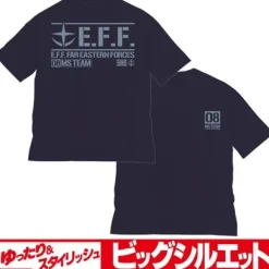 Mobile Suit Gundam: The 08th MS Team Big Silhouette T-shirt Navy XL