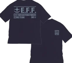 Mobile Suit Gundam: The 08th MS Team Big Silhouette T-shirt Navy XL