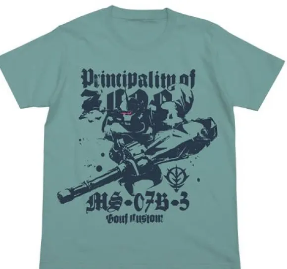 Mobile Suit Gundam: The 08th MS Team: Gouf Custom T-shirt / Sage Blue - L