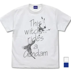 Mobile Suit Gundam The Witch From Mercury: Suletta & Miorine T-shirt WHITE XL