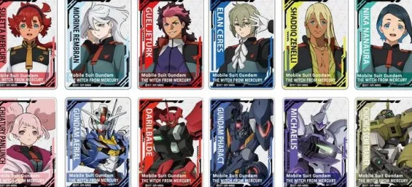 Mobile Suit Gundam The Witch From Mercury: Acrylic Magnet: 1Box (12pcs)