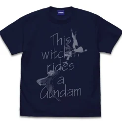 Mobile Suit Gundam The Witch From Mercury: Suletta & Miorine T-shirt NAVY L
